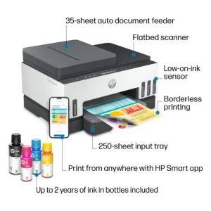 for Smart Tank 7301 Wireless All-in-One Ink Printer, Cartridge-Free, up to 2 Years of  Included, Mobile Print, Scan - Image 4