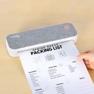 A4 Portable Photo Wireless Mini Hand Thermal Label Pocket Printer Sticker Machine for Mobile Phone