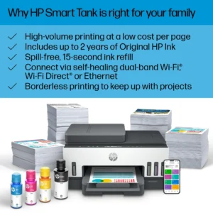 for Smart Tank 7301 Wireless All-in-One Ink Printer, Cartridge-Free, up to 2 Years of  Included, Mobile Print, Scan - Image 5